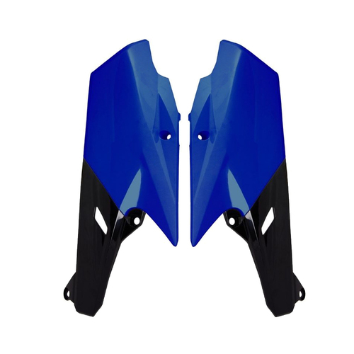 Yamaha YZ250F 2014-2018 Rtech Black/Blue Side Covers Pair Panels