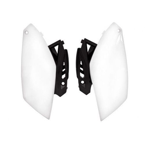 Yamaha YZ250F 2010-2013 Rtech OE White/Black Side Covers Pair Panels