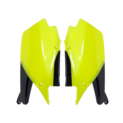 Yamaha WR450F 2019-2021 Rtech Neon Yellow/Black Side Covers Pair Panels