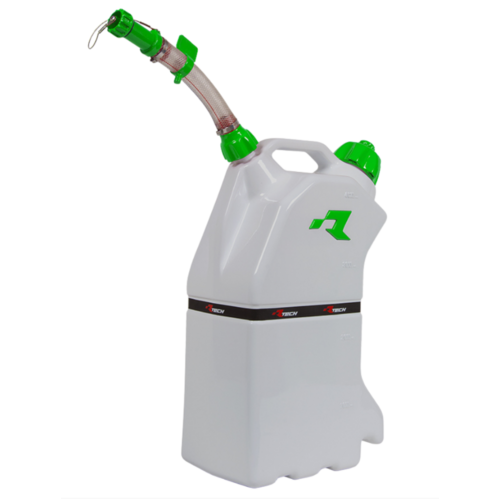 Racetech Racing 15L Fuel Can With Hose Green