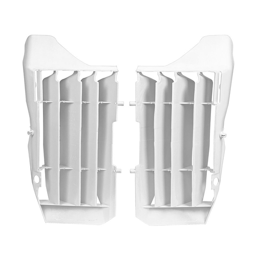 Honda CRF250R 2020-2021 Rtech White Oversized Radiator Fins Pair Louvres