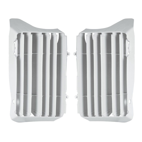 Honda CRF450R 2021-2023 Rtech White Oversized Radiator Fins Pair Louvres