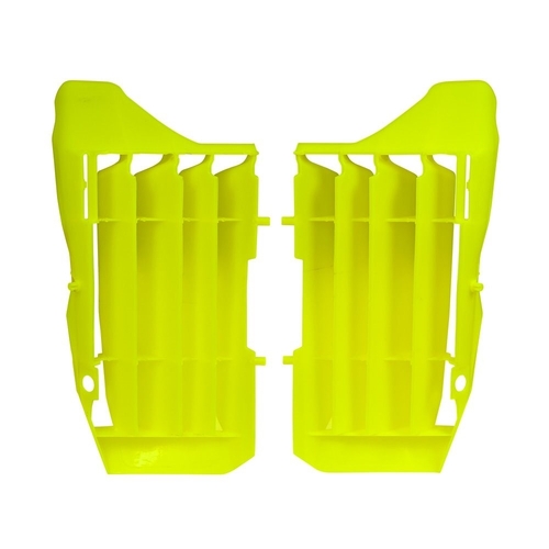 Honda CRF250RX 2020-2021 Rtech Neon Yellow Oversized Radiator Fins Pair Louvres