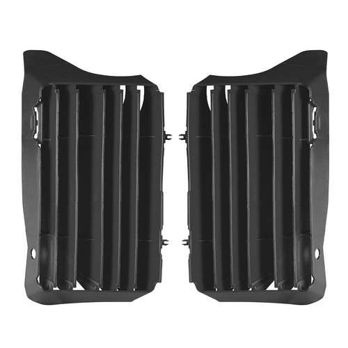Honda CRF250RX 2022-2023 Rtech Black Oversized Radiator Fins Pair Louvres