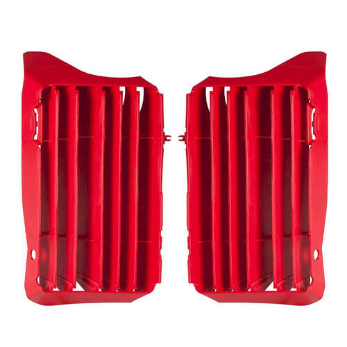 Honda CRF450R 2021-2023 Rtech Red Oversized Radiator Fins Louvres