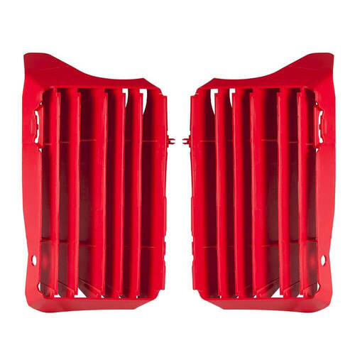 Honda CRF450R 2021-2023 Rtech Red Oversized Radiator Fins Pair Louvres