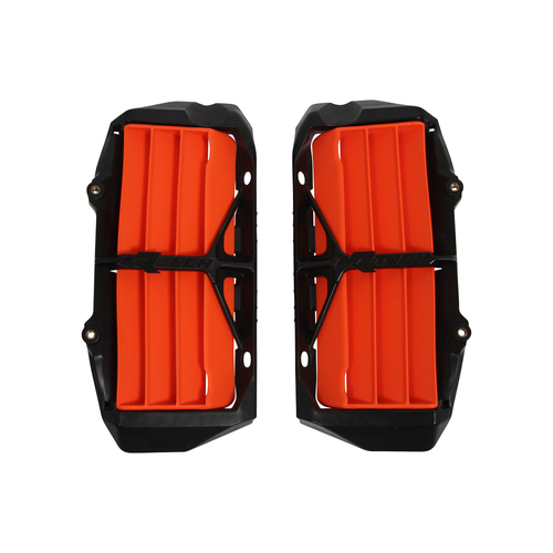 KTM 250 SX-F 2019-2024 Rtech Orange Oversized Radiator Fins Pair Louvres