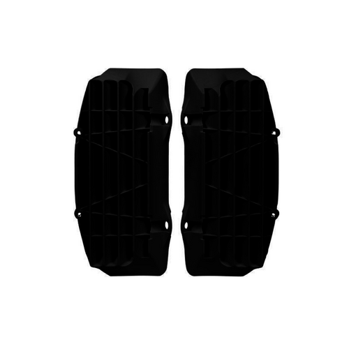 KTM 125XC-W 2017-2019 Rtech Black Oversized Radiator Fins Pair Louvres