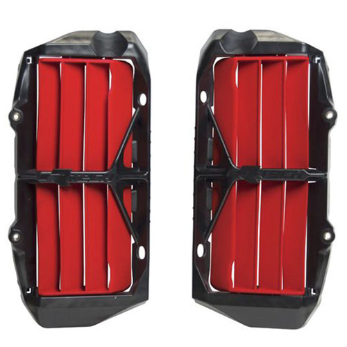 Gas-Gas EX250 2022-2023 Rtech Red Oversized Radiator Fins Pair Louvres