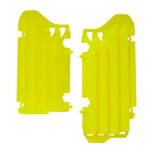 Suzuki RM-Z450 2019-2023 Rtech Neon Yellow Oversized Radiator Fins Pair Louvres