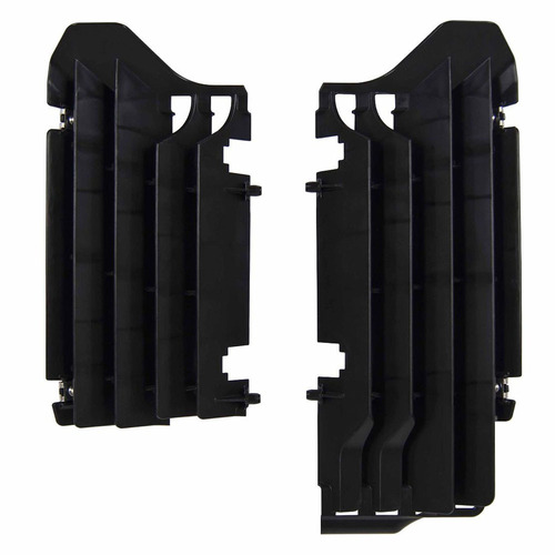 Suzuki RM-Z250 2019-2023 Rtech Black Oversized Radiator Fins Pair Louvres