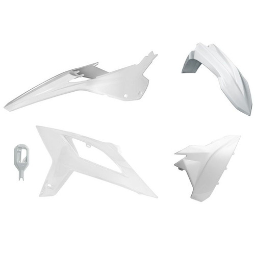 Beta 200 RR 2T Racing Ed 2021-2022 Rtech White Plastics Kit Inc Fenders & Shrouds