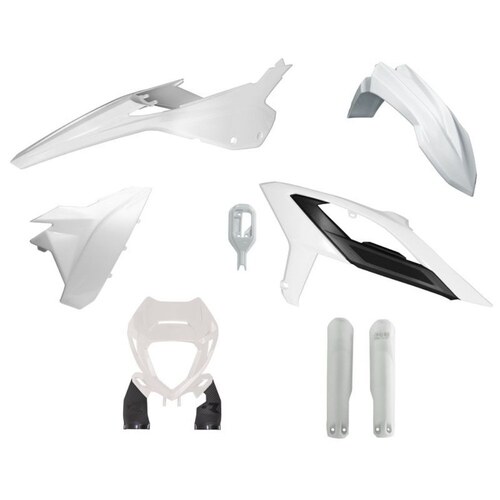 Beta RR 390 4T 2023 - 2024 Rtech White Plastics Kit