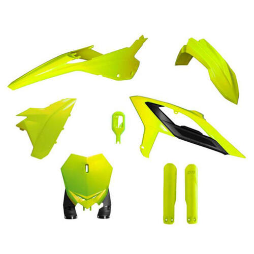 Beta RX 300 2023-2024 Rtech Neon Yellow Full Plastics Kit