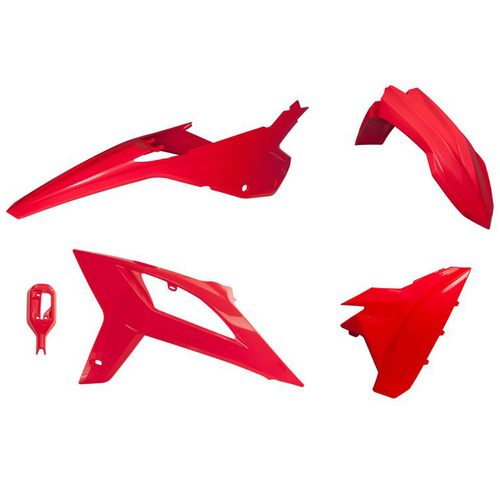 Beta 300 RR 2T 2020-2022 Rtech Red OEM Plastics Kit Inc Fenders & Shrouds