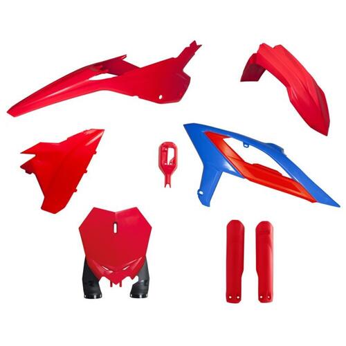 Beta RX 300 2023-2024 Rtech Red/Blue Full Plastics Kit