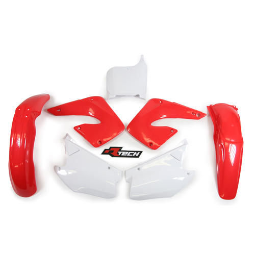 Honda CR125R 2000-2001 Rtech OEM Plastics Kit Inc Fenders & Shrouds