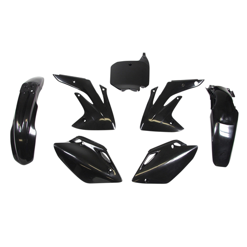 Honda CRF150R 2022-2024 Rtech Black Plastics Kit Inc Fenders & Shrouds