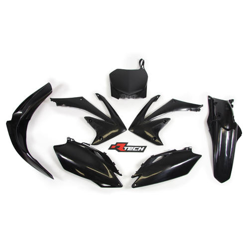 Honda CRF450R 2009-2010 Rtech Black Plastics Kit Inc Fenders & Shrouds
