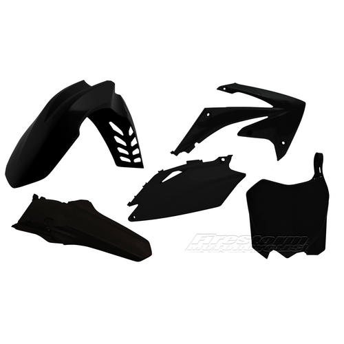 Honda CRF250R 2010 Rtech Black Plastics Kit Inc Fenders & Shrouds