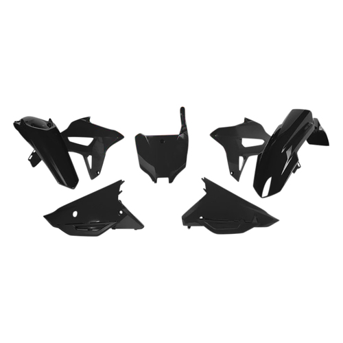 Honda CRF250R 2022-2024 Rtech Black Plastics Kit Inc Fenders & Shrouds