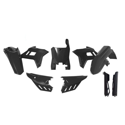 Honda CRF250R 2022 - 2024 Rtech Black Revolution Plastics Kit
