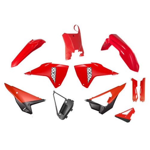 Honda CRF450R 2025-2025 Rtech Revolution Red/Black Full Plastics Kit
