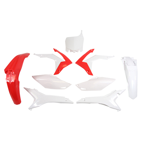 Honda CRF250R 2014-2017 Rtech Red Plastics Kit Inc Fenders & Shrouds