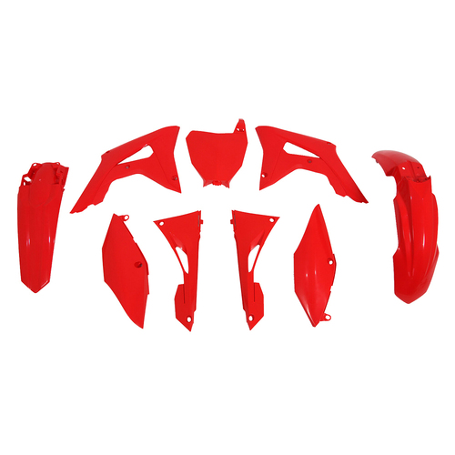 Honda CRF450RWE 2019-2020 Rtech Black Plastics Kit Inc Fenders & Shrouds