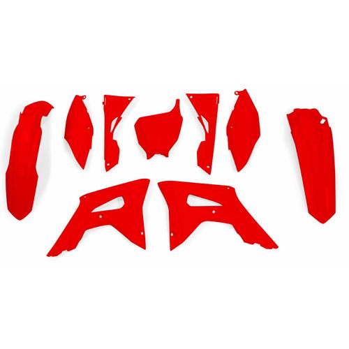 Honda CRF250R 2018-2019 Rtech Red Plastics Kit Inc Fenders & Shrouds