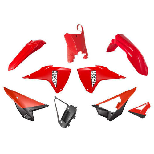 Honda CRF250R 2025-2025 Rtech Revolution Red Full Plastics Kit