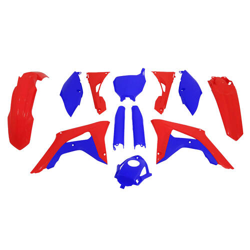 Honda CRF250R 2018-2018 Rtech Red/Blue Full Plastics Kit