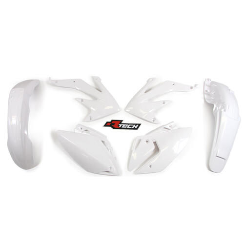 Honda CRF450X 2015 Rtech White Plastics Kit Inc Fenders & Shrouds