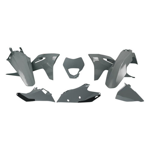 Gas Gas EC300 2021-2023 Rtech Quantum Grey Plastics Kit Inc Fenders & Shrouds