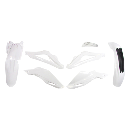 Husqvarna TE510 2008-2010 Rtech White Plastics Kit Inc Fenders & Shrouds