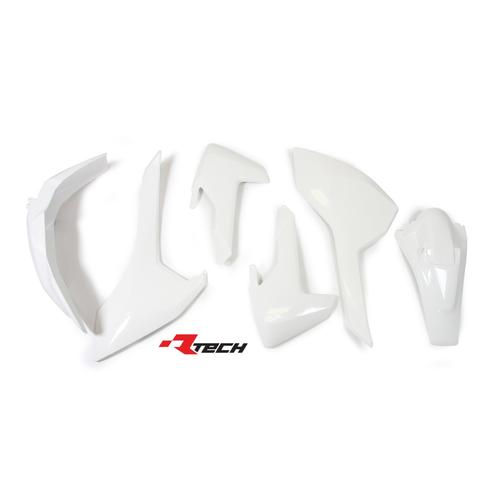 Husqvarna TE250 2017 - 2019 Racetech Plastics Kit White 