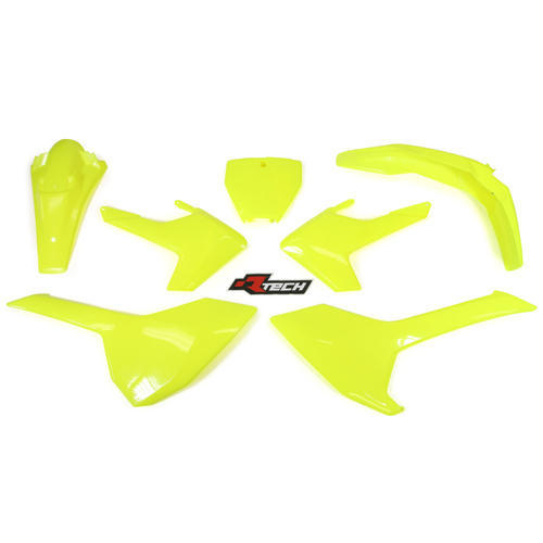 Husqvarna TC125 2016 - 2018 Racetech Neon Yellow Plastics Kit 