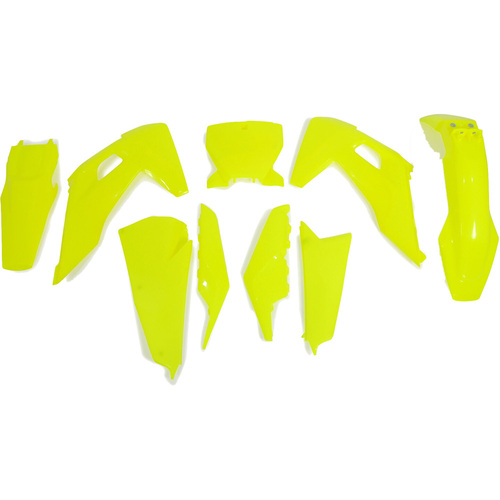 Husqvarna FX450 2019 - 2022 Racetech Plastics Kit Neon Yellow