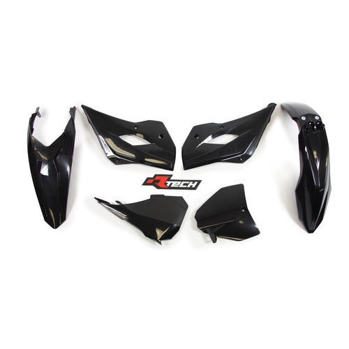 Husqvarna TC85 2014-2017 Rtech Black Plastics Kit Inc Fenders & Shrouds