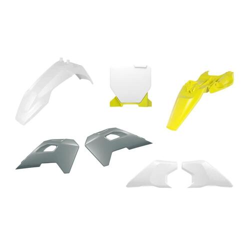 Husqvarna TC50 2024-2025 Rtech White/Grey/Yellow Full Plastics Kit