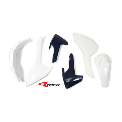 Husqvarna FE350 2017-2019 OEM (17) Rtech Plastics Kit White / Blue 