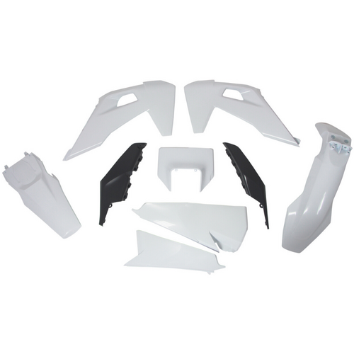 Husqvarna FE450 2022 - 2023 Rtech White Grey OEM Plastics Kit Incl Headlight Surround
