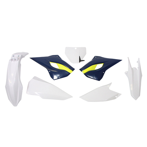 Husqvarna FC250 2015 Rtech White Blue Plastics Kit Inc Fenders & Shrouds