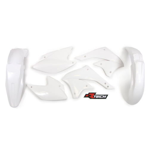 Kawasaki KLX450 2007 - 2016 Racetech White Plastics Kit 