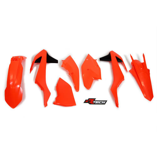 KTM 125 EXC 2017 - 2019 Racetech Neon Orange Plastics Kit 