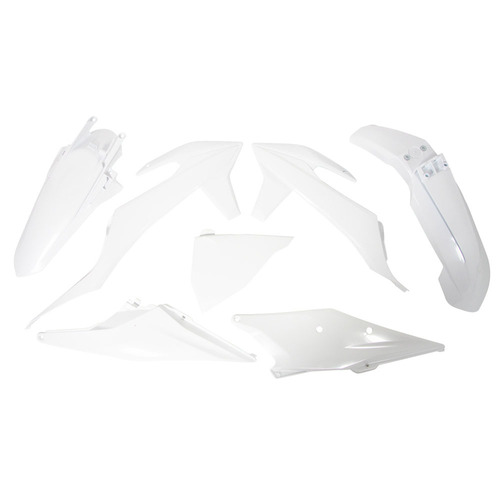 KTM 250 EXC TPI 2022-2023 Rtech White Plastics Kit EXCl Headlight Surround