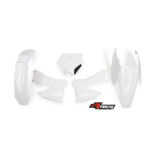KTM 85 SX 2006-2012 Rtech White Plastics Kit Inc Fenders & Shrouds
