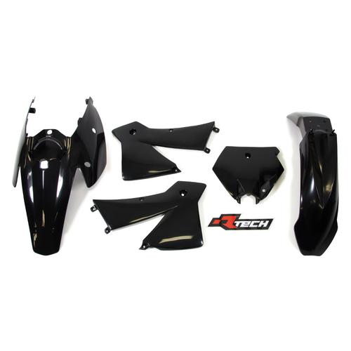 KTM 300 EXC 2004 Rtech Black Plastics Kit Inc Fenders & Shrouds