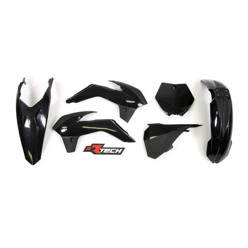 KTM 85 SX 2014 Rtech Black Plastics Kit Panels Replacement Inc Fenders & Shrouds
