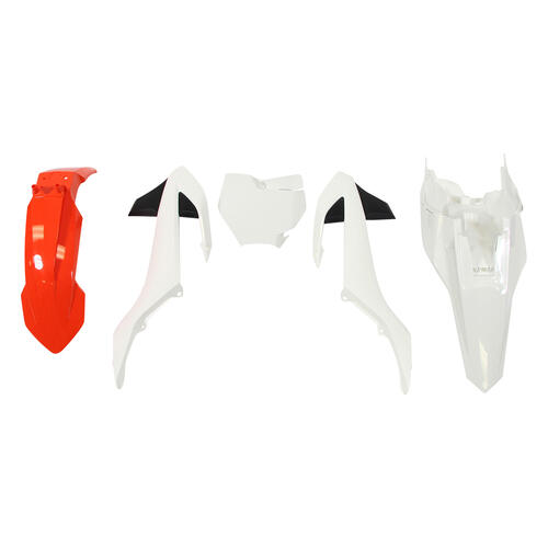 KTM 65 SX 2016-2023 Rtech Orange/White/Black Full Plastics Kit